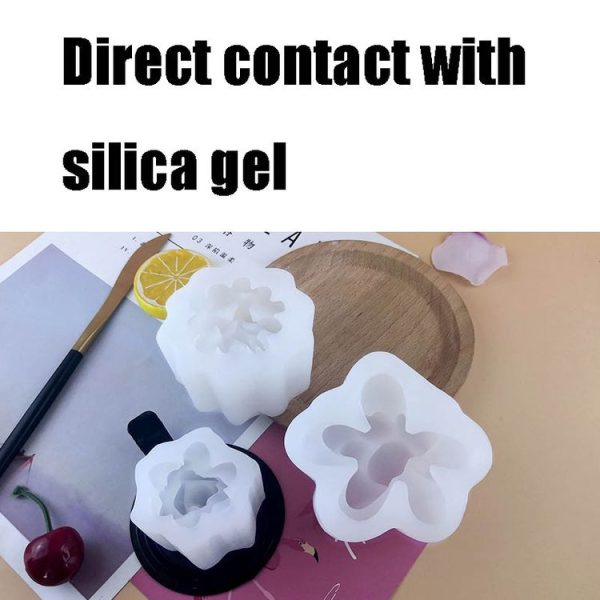 SX-ZW-196 Fleshy Three-Dimensional Candle Silicone Mold DIY Handmade Soap Aromatherapy Epoxy Mold - Image 5