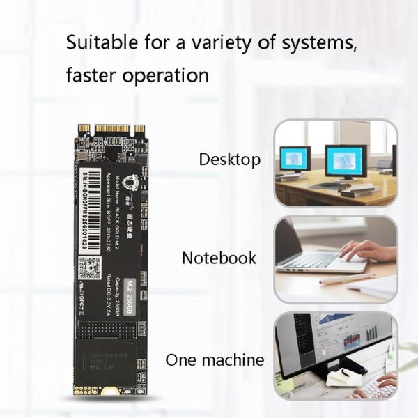 JingHai M.2 NGFF SSD Notebook Desktop Solid State Drive, Capacity: 1TB - Image 5