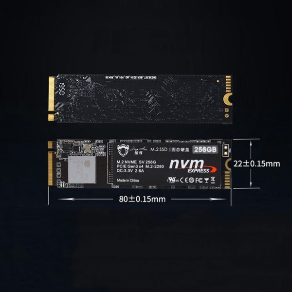 JingHai M.2 Interface Solid State Drive PCIe NVMe High-Speed SSD Notebook Desktop SSD, Capacity: 1TB - Image 6
