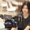 Ulanzi PT-14 Camera Vlogging Flip Mirror Adjustable Angle Double 360 Degree Rotatable Cold Shoe Folding Expansion Mount Mirror - Image 12