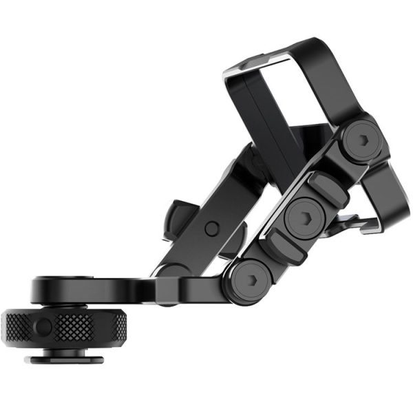 Ulanzi PT-14 Camera Vlogging Flip Mirror Adjustable Angle Double 360 Degree Rotatable Cold Shoe Folding Expansion Mount Mirror - Image 2