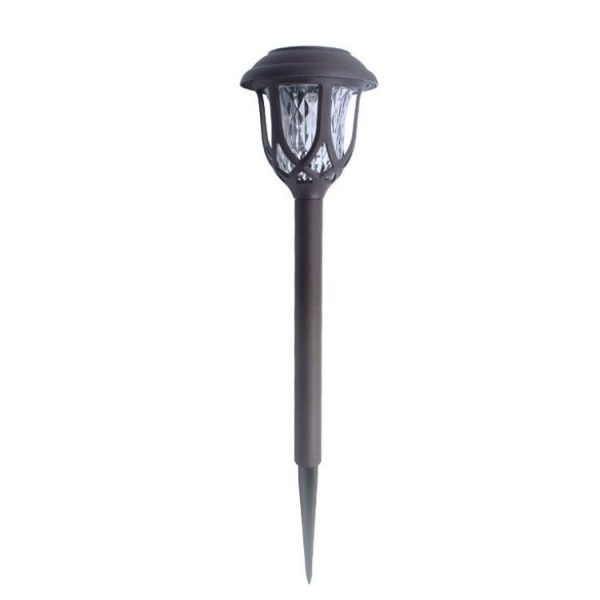 Solar Outdoor Garden Lawn Light Street Light Garden LED Decorative Landscape Light Villa Ground Plug Light (Colorful Light) - Image 2