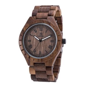 UWOOD UW-1001 Wooden Watch Quartz Watch For Men (Walnut)