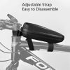 Bicycle Road Bike Bag Hard Shell Package Bicycle Front Beam Bag Waterproof Riding Bag (Black) - Image 10