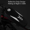 Bicycle Road Bike Bag Hard Shell Package Bicycle Front Beam Bag Waterproof Riding Bag (Black) - Image 8