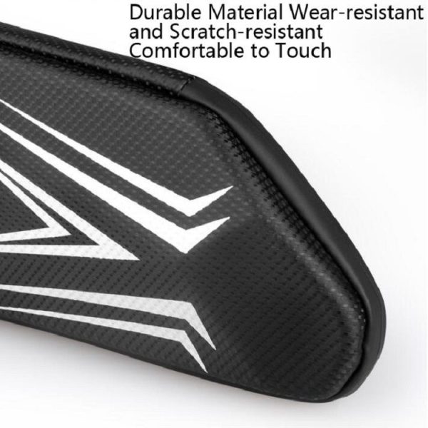 Bike Bag Mountain Bike Front Beam Hard Shell Bag Road Bike Front Beam Waterproof Bag Riding Accessories (Black) - Image 5
