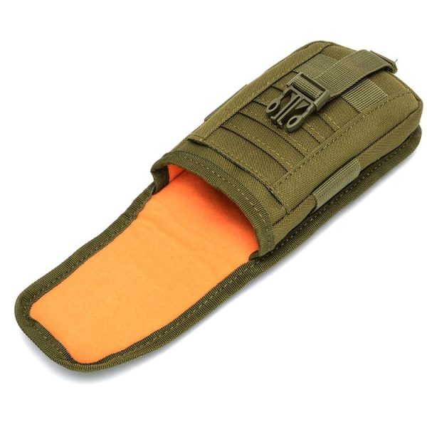 Multifunctional Large-Capacity Mobile Phone Bag Outdoor Sports Waist Bag (Black) - Image 5