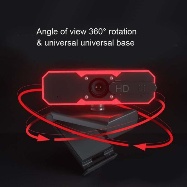 H606 720P 60fps Free Drive Game Live Camera with Ambient Light & Fill Light & Microphone - Image 4