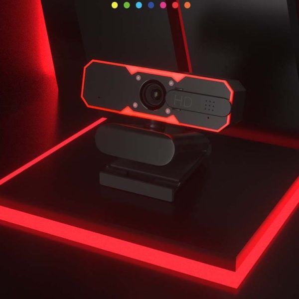 H606 720P 60fps Free Drive Game Live Camera with Ambient Light & Fill Light & Microphone - Image 7
