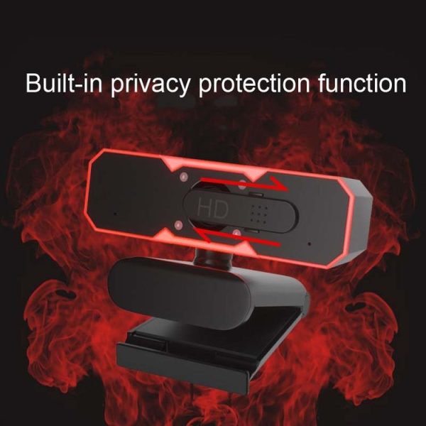 H606 720P 60fps Free Drive Game Live Camera with Ambient Light & Fill Light & Microphone - Image 9