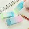 5 PCS Jelly Translucent Eraser Art Drawing Exam Sketch Student Stationery, Color Random Delivery (Gradient Color) - Image 4