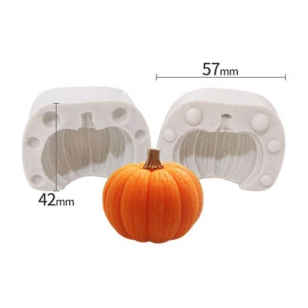 Halloween Three-Dimensional Pumpkin Cake DIY Scented Candle Silicone Mold, Specification: SW-36 - Image 2