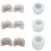 Halloween Three-Dimensional Pumpkin Cake DIY Scented Candle Silicone Mold, Specification: SW-45 - Image 3