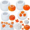 Halloween Three-Dimensional Pumpkin Cake DIY Scented Candle Silicone Mold, Specification: SW-45 - Image 4