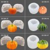 Halloween Three-Dimensional Pumpkin Cake DIY Scented Candle Silicone Mold, Specification: SW-45 - Image 5