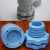 4 PCS / Set Furniture Home Appliance Washing Machine Rubber Foot Mat Moisture-Proof Shock Absorption Heightened Foot Mat Base Blue, Style: Adjustable Height About 8-9.5cm - Image 5