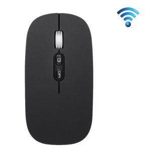 IMICE E-1400 5 Keys 1600DPI Office and Home Wireless Silent Mouse, Style: Charging (Black)