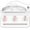 IMICE E-1400 5 Keys 1600DPI Office and Home Wireless Silent Mouse, Style: Bluetooth+2.4G Dual-modes (Silver) - Image 6