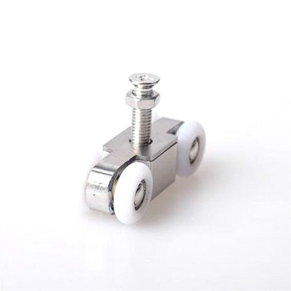 Stainless Steel Sliding Door Hanging Wheel Silent Smooth And Wear-Resistant Sliding Door Pulley Nylon Hanging Rail, Specification: 4 Wheels