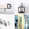 Stainless Steel Sliding Door Hanging Wheel Silent Smooth And Wear-Resistant Sliding Door Pulley Nylon Hanging Rail, Specification: 4 Wheels - Image 7