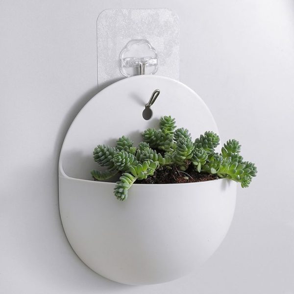 4 In1 Wall-Mounted Flower Pots Lazy Plastic Flower Pots On The Wall - Image 3