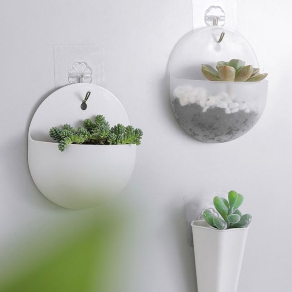 4 In1 Wall-Mounted Flower Pots Lazy Plastic Flower Pots On The Wall - Image 4