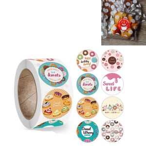 Children Happy Birthday Stickers Decorations Greeting Cards Label, Size: 2.5 cm / 1inch (A-185)