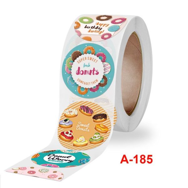 Children Happy Birthday Stickers Decorations Greeting Cards Label, Size: 2.5 cm / 1inch (A-185) - Image 3