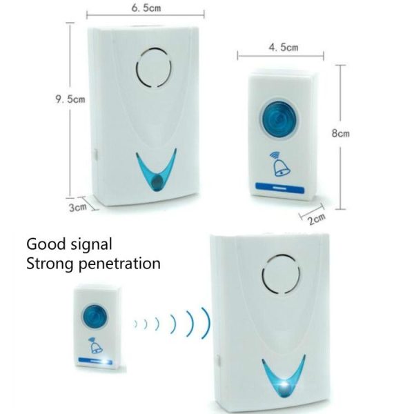 AST-15 Home Wireless Doorbell 1 In 1 Long-Distance Remote Control Electronic Doorbell Old Pager - Image 7