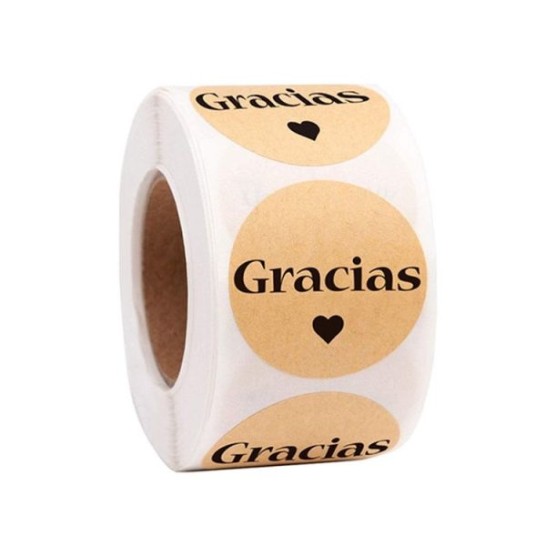 Baked Cake Food Holiday Decoration Label Sticker, Size: 2.5cm / 1inch (B-50)
