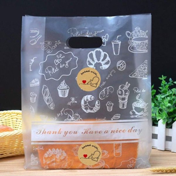 Baked Cake Food Holiday Decoration Label Sticker, Size: 2.5cm / 1inch (B-50) - Image 5