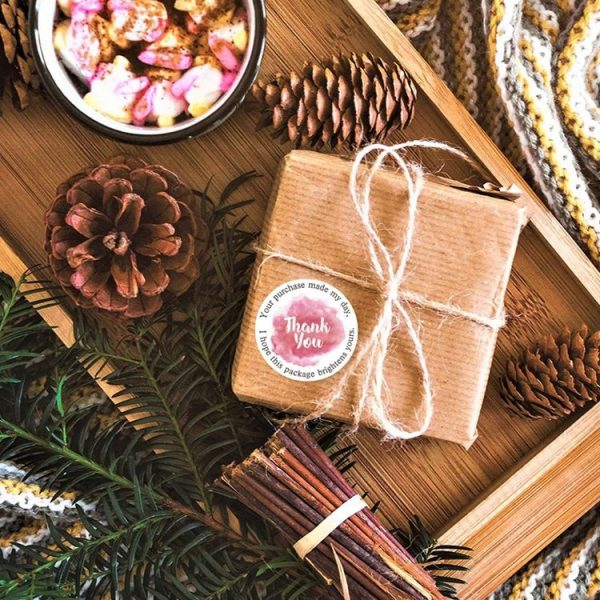 Handicraft Decoration Envelope Seal Sticker Thank You Label, Size: 2.5 cm / 1 inch (A-150) - Image 5