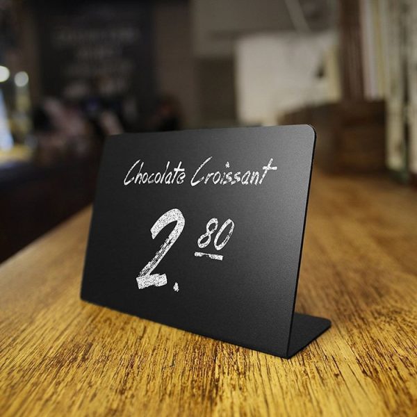 Acrylic Organic Glass Small Blackboard Wedding Party Desktop Display Countertop Home Desktop Decoration Small Blackboard (7.62x10.16cm)