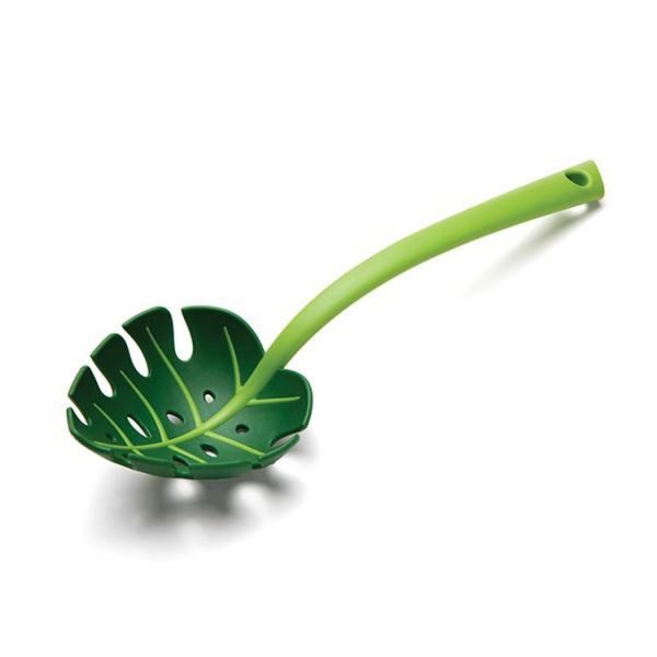 Green Leaf Colander Noodle Spoon Colander - Image 2