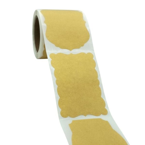 3 PCS Natural Kraft Paper Christmas Label Gift Decoration Stickers, Size: 75 x 50mm (B-63) - Image 5