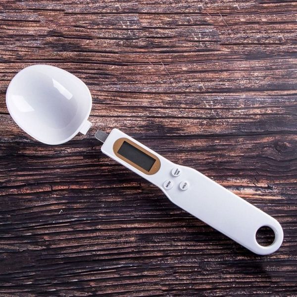 ABS Electronic Measuring Spoon Spoon Weighing Measuring Tool, Specification: 500g / 0.1g, Colour: White