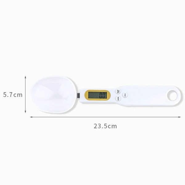 ABS Electronic Measuring Spoon Spoon Weighing Measuring Tool, Specification: 500g / 0.1g, Colour: White - Image 8