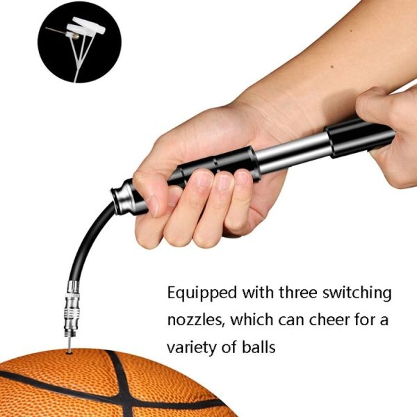 WILD MAN GK9 Portable Bicycle Pump Mountain Bike American And French Mouth Universal Mini Pump, Colour: Black (Long: 22.58 cm) - Image 10