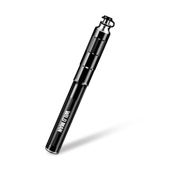 WILD MAN GK9 Portable Bicycle Pump Mountain Bike American And French Mouth Universal Mini Pump, Colour: Black (Long: 22.58 cm) - Image 2