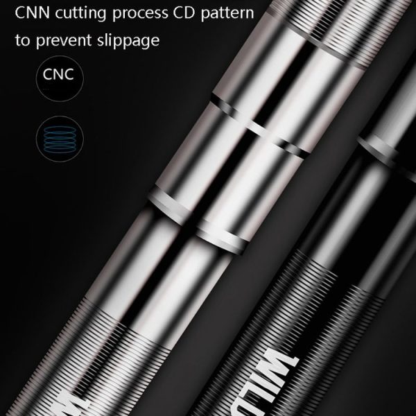 WILD MAN GK9 Portable Bicycle Pump Mountain Bike American And French Mouth Universal Mini Pump, Colour: Black (Long: 22.58 cm) - Image 6