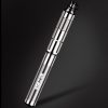 WILD MAN GK9 Portable Bicycle Pump Mountain Bike American And French Mouth Universal Mini Pump, Colour: Silver (Long: 22.58 cm)