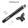 WILD MAN GK9 Portable Bicycle Pump Mountain Bike American And French Mouth Universal Mini Pump, Colour: Silver (Long: 22.58 cm) - Image 13