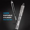 WILD MAN GK9 Portable Bicycle Pump Mountain Bike American And French Mouth Universal Mini Pump, Colour: Silver (Long: 22.58 cm) - Image 3