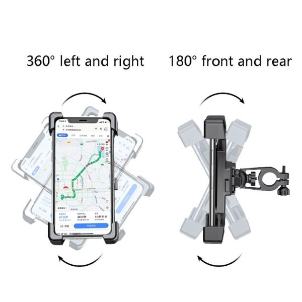Electric Car Rearview Mirror Mobile Phone Bracket Bicycle Mobile Phone Bracket Motorcycle Handle Mobile Phone Bracket Riding Bracket, Colour: Bicycle Handle - Image 10