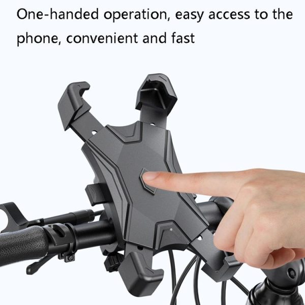 Electric Car Rearview Mirror Mobile Phone Bracket Bicycle Mobile Phone Bracket Motorcycle Handle Mobile Phone Bracket Riding Bracket, Colour: Bicycle Handle - Image 6