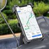 Electric Car Rearview Mirror Mobile Phone Bracket Bicycle Mobile Phone Bracket Motorcycle Handle Mobile Phone Bracket Riding Bracket, Colour: Motorcycle Rearview Mirror
