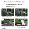Electric Car Rearview Mirror Mobile Phone Bracket Bicycle Mobile Phone Bracket Motorcycle Handle Mobile Phone Bracket Riding Bracket, Colour: Motorcycle Rearview Mirror - Image 3
