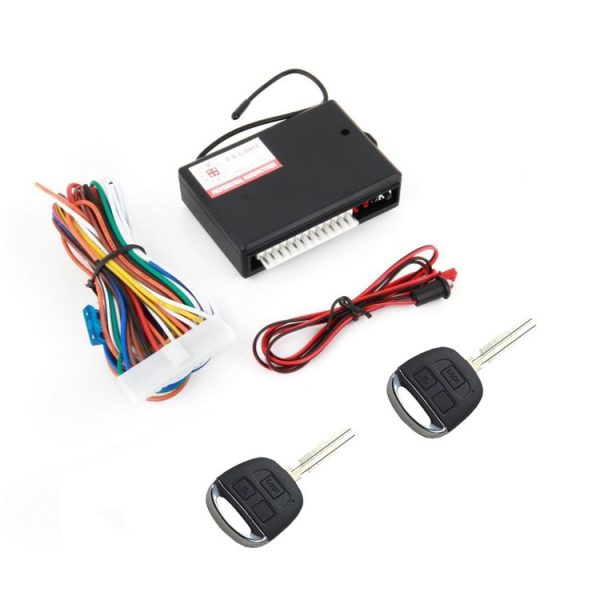 3pcs / Set Car Keyless Entry Remote Control Central Lock Straight Key Blade With Tail Box And Window Lift Function