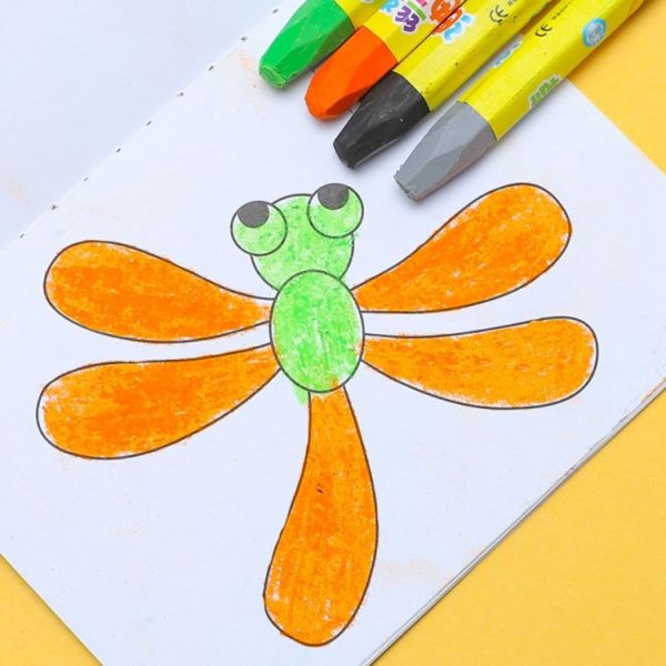 Barrel Oil Pastel Colors Children Drawing Pen Set Washable Crayons 12 Colors - Image 4