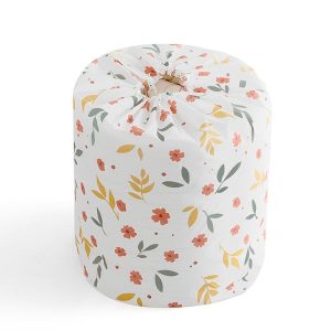 Bench-Mouth Quilt Storage Bag Moving Clothes Storage Bag Household Quilt Storage Bag, Specification: Large (Floral)